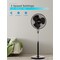 Black & Decker Stand Fan with Remote, 16 Inches, Black BFSR16B - alternate 2